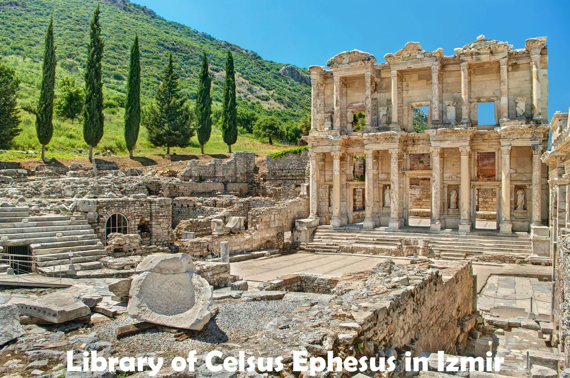 Library of Celsus Ephesus in Izmir